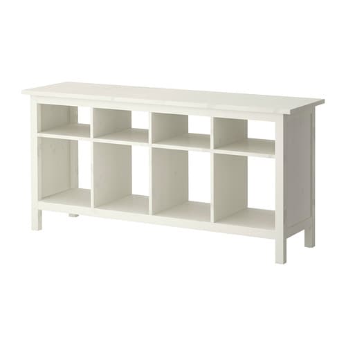 HEMNES Console table - white stain - IKEA