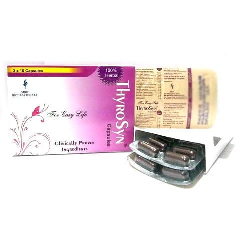 MBH BIOHEALTHCARE Thyrosyn Capsules, 3*10, Packaging Type: Strip Pack ...