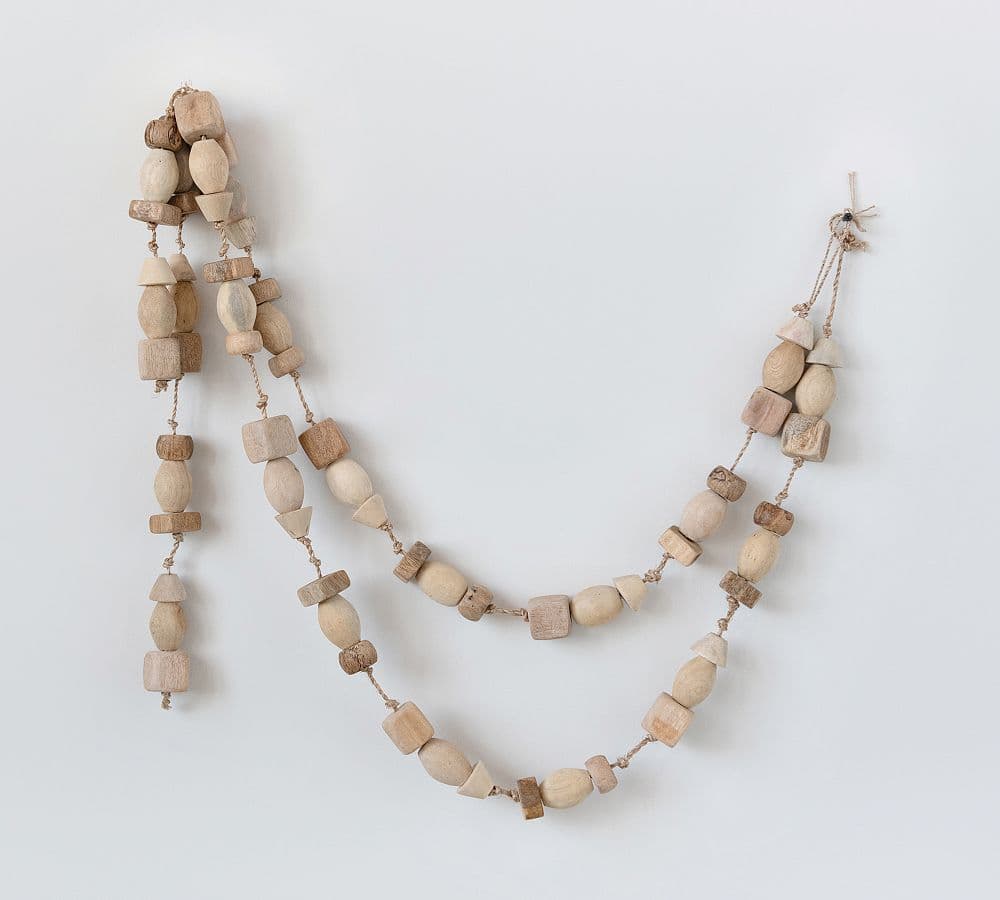 Wooden Bead Garland | Pottery Barn
