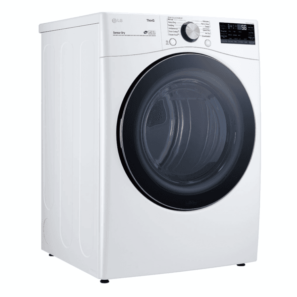 LG DLEX4000W White Electric 27” 7.4cuft Ultra-Large Capacity Dryer w ...