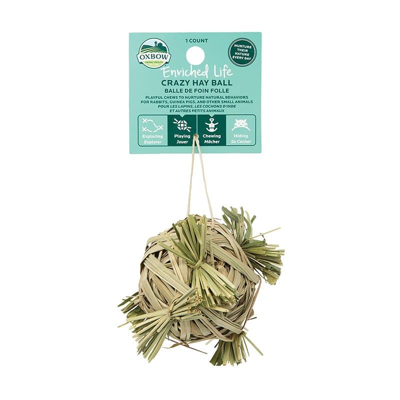Oxbow Enriched Life Crazy Hay Ball - Beary
