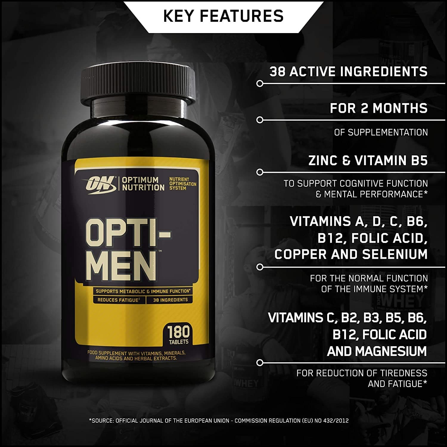 Optimum Nutrition Opti-Men - 90 tab. - Bullpower.lt
