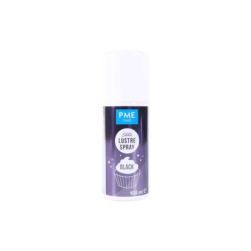 Black Edible Lustre Spray PME - E171 Free - 100ml