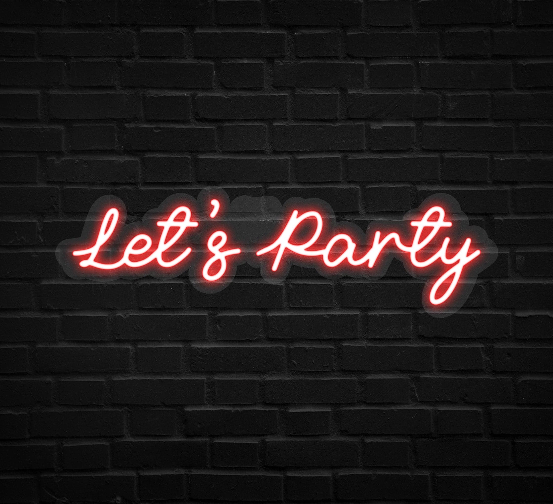 Let's Party LED Neon Signs | BannerBuzz UK
