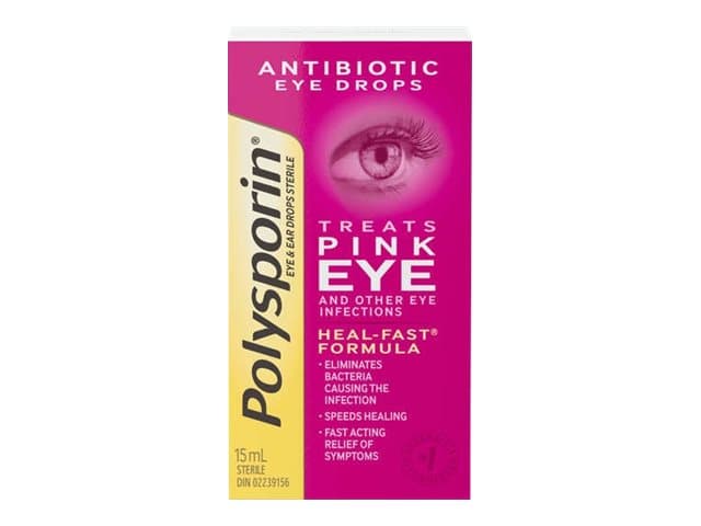 Polysporin Eye & Ear Antibiotic Drops - 15ml