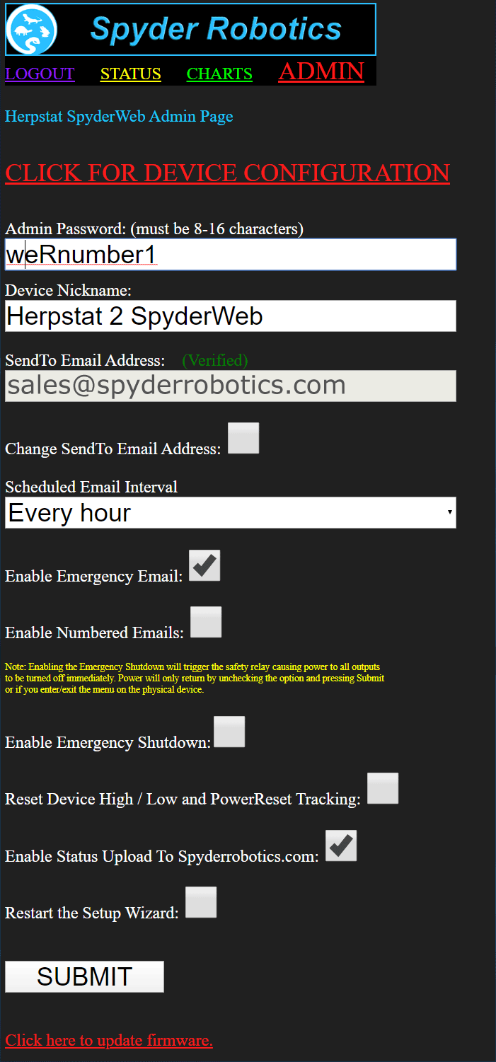 Herpstat 2 SpyderWeb
