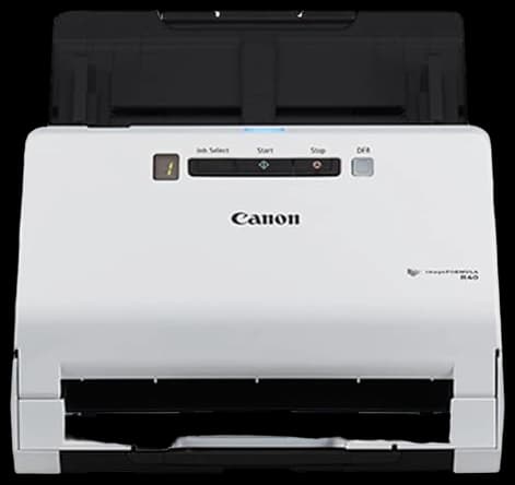 Canon imageFORMULA R40 Office Document Scanner for PC and Mac, Color Duplex Scanning, Easy Setup for Office Or Home Use, Includes Scanning Software