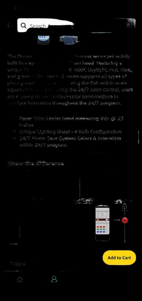 Finnex Planted Plus True 24/7 + HLC Aquarium LED Light, Automated Full Spectrum Fish Tank Light, True 660nm Deep Red Plant LEDs, 20 Inch, (HLC-20)
