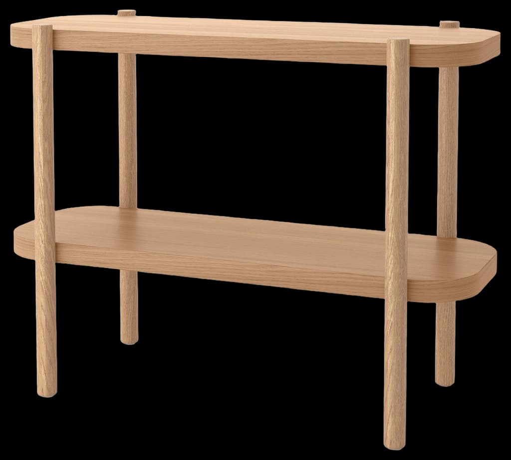 LISTERBY console table, oak veneer, 92x38x71 cm - IKEA UK
