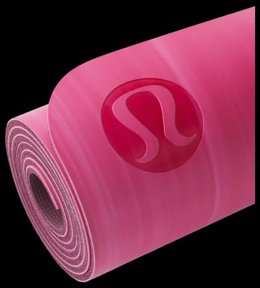 Lululemon The Reversible Mat 5mm - Orange Flash - lulu fanatics