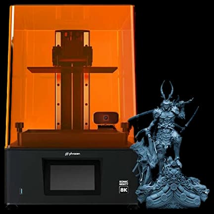 phrozen Sonic Mighty 8K LCD Resin 3D Printer, Monochrome/Mono LCD Screen, Mass-Produce 3D Printed Models with Ultra-high 8K Resolution, L21.8 x W12.3 x H23.5 Printing Volume
