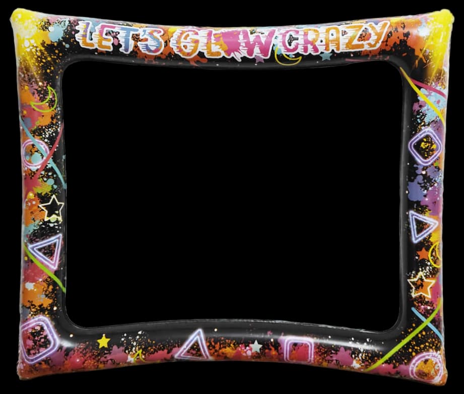Amazon.com: Lets Glow Inflatable Selfie Photo Booth Frame - 28 x 24 ...
