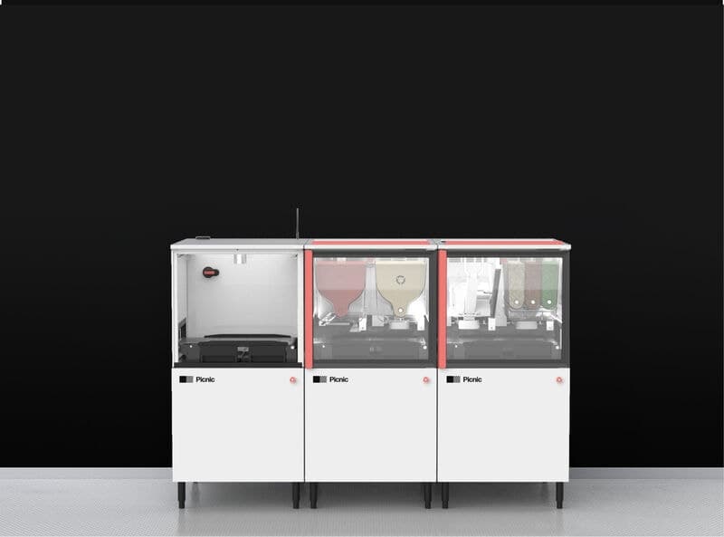 Robotic Pizza Station : Picnic Pizza Station