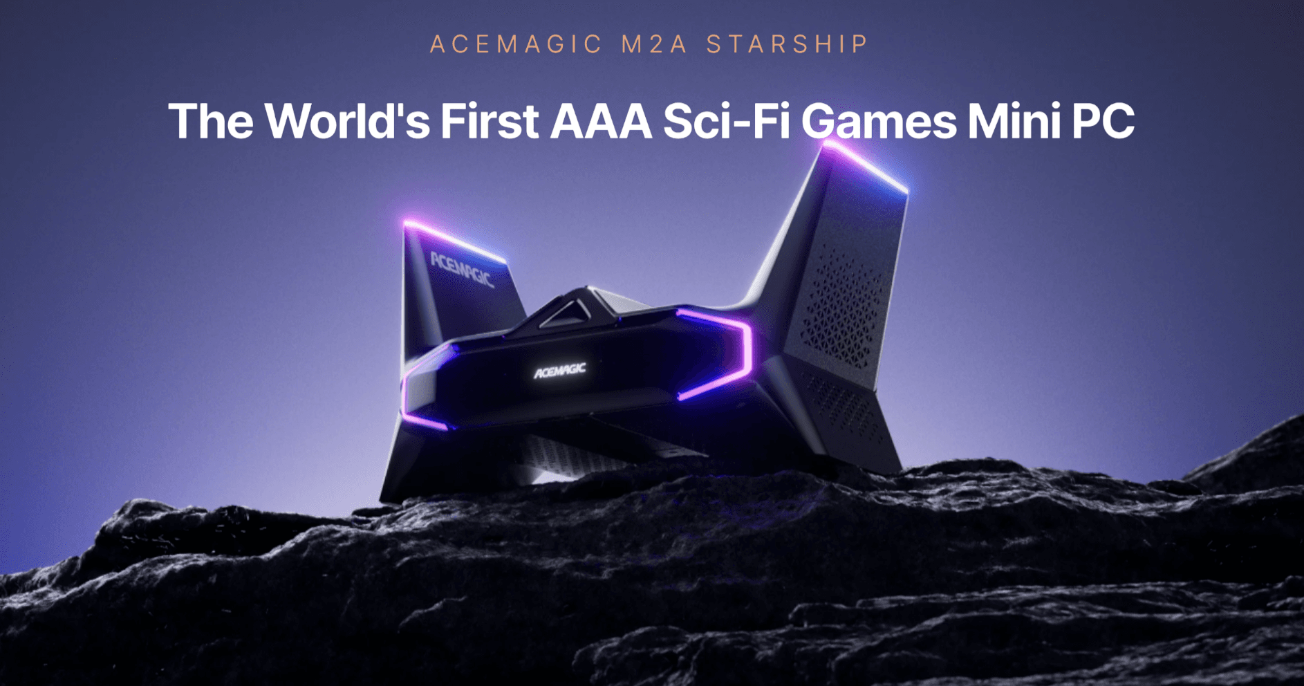 ACEMAGIC Unveils M2A Starship, A Tie-Fighter Shaped Mini PC, Featuring ...