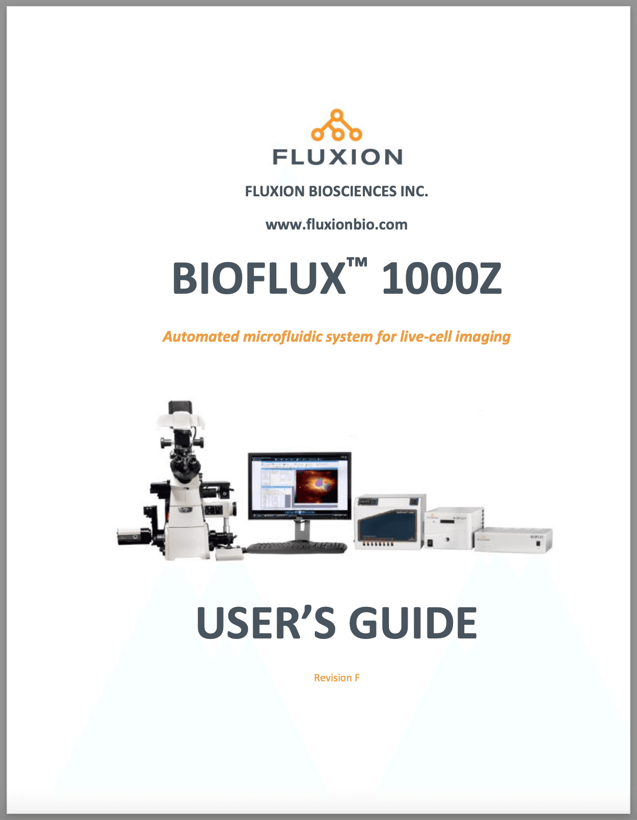 User Guide: BioFlux 1000z - Cell Microsystems