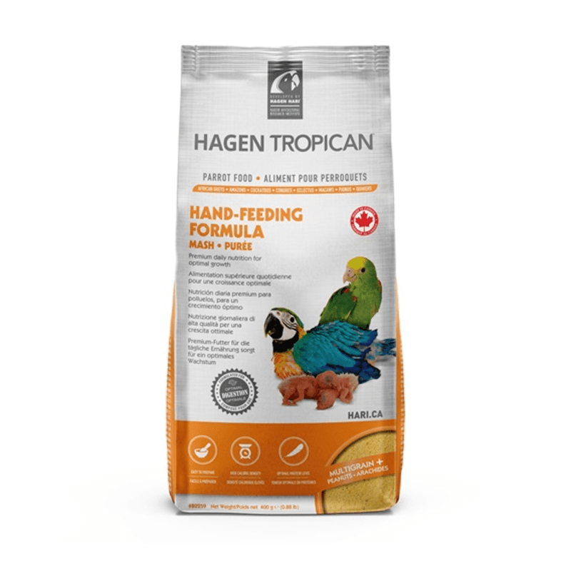 HARI® HAGEN TROPICAN™ PARROT FOOD HAND-FEEDING FORMULA 400 gr ...