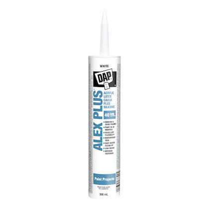 ALEX PLUS All Purpose Acrylic Latex Caulk Plus Silicone | DAP Global