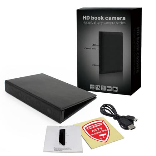 Hidden Camera Book 1080P DVR Covert Nan…