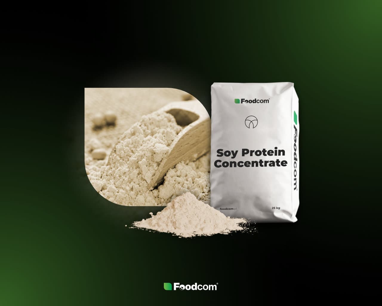 Polvo de concentrado de proteína de soya BulkSupplements