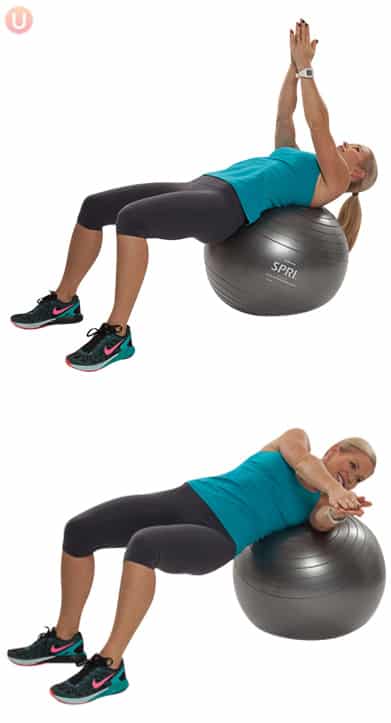 How To Do Stability Ball Core Rotation