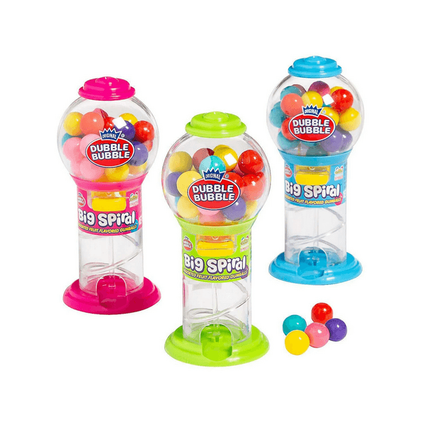 Dubble Bubble Big Spiral Gumball Dispenser - House of Candy