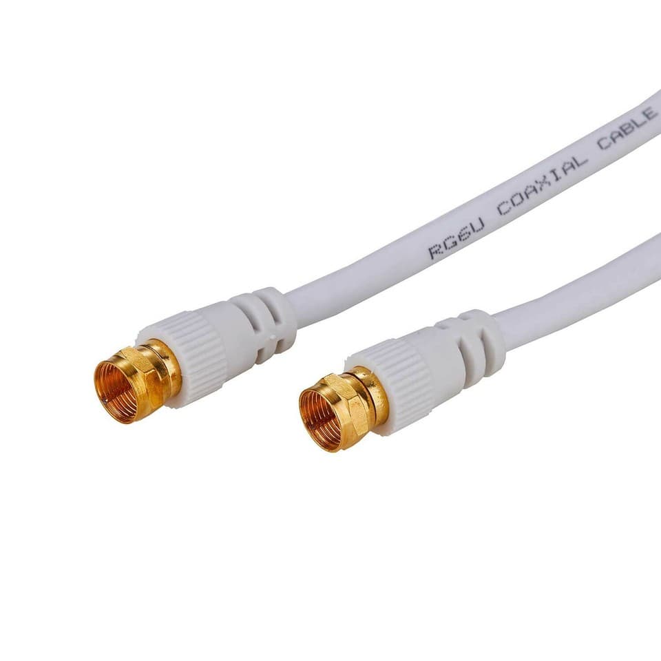 Premium RG6 Dual Shield Coaxial Cable for TV Antenna DVR Satellite F ...