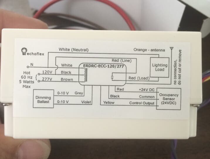 ERDRC-ecc 120/277 Complete Room Controller Echoflex's Smart Space ...