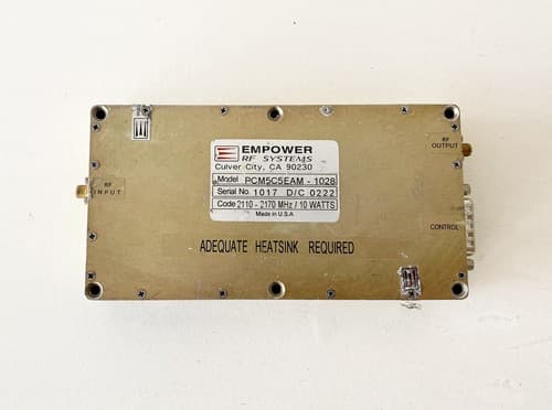 Empower pcm5c5eam microwave rf Power Amplifier 2110-2170 MHz 10w | eBay