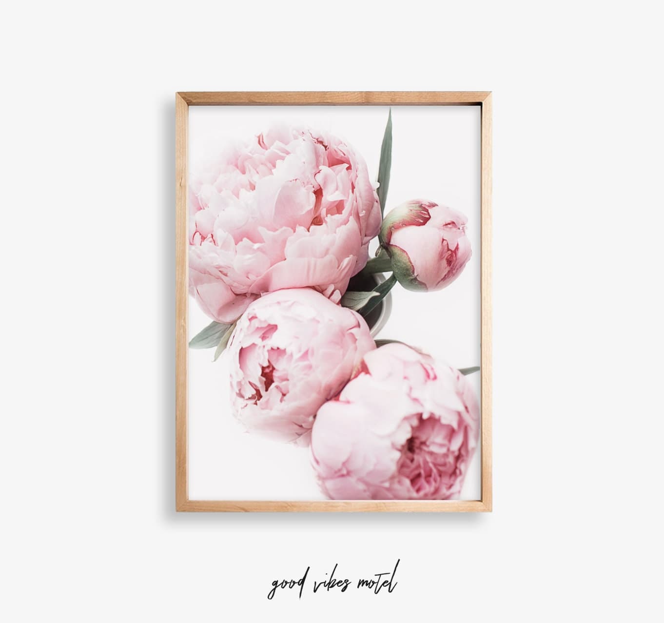 Peony Wall Art Floral Print Download Peony Print Pink Wall | Etsy