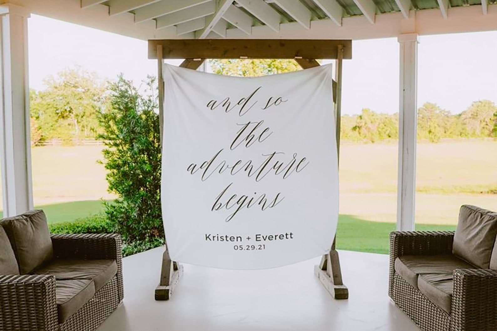 Custom Fabric Banner Personalized Wedding Banner the - Etsy