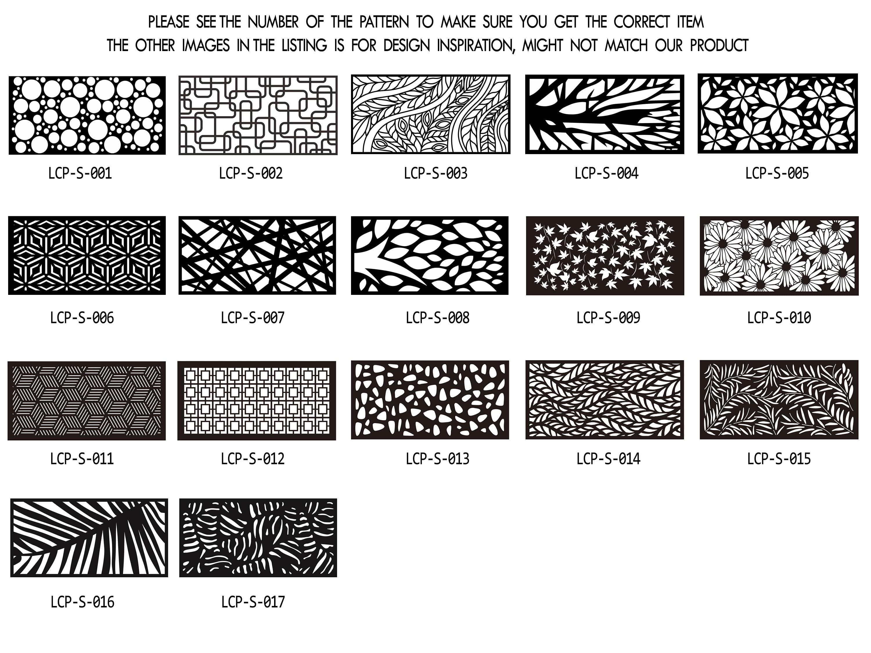 Metal Privacy Screen Laser Cut Decorative Steel Privacy Panel - Etsy