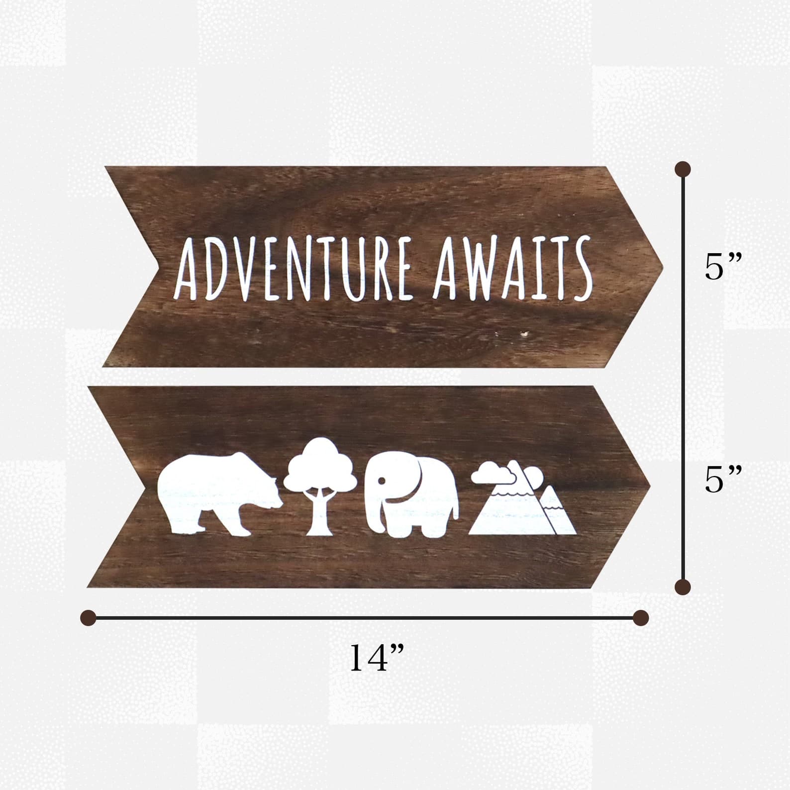 Nursery Wall Decor Adventure Awaits Wall Decor Sign With - Etsy