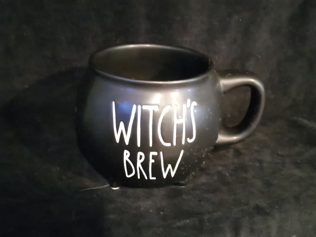 Rae Dunn Witch's Brew Black Cauldron Ceramic Mug Like NEW Halloween - Etsy