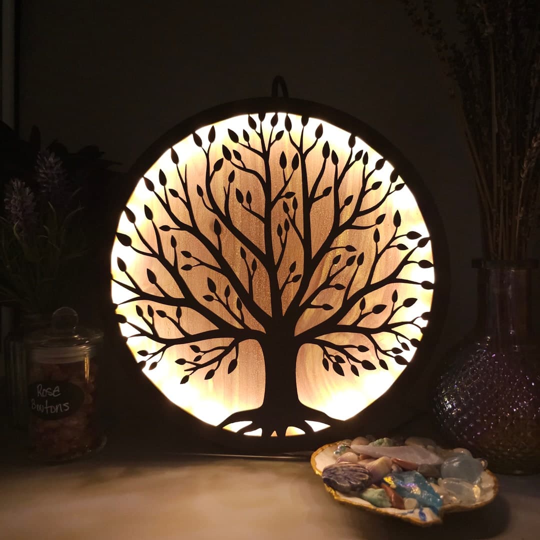 Tree of Life Wall Art Aromatic Cedar, Custom Wall Hanging, Spiritual ...