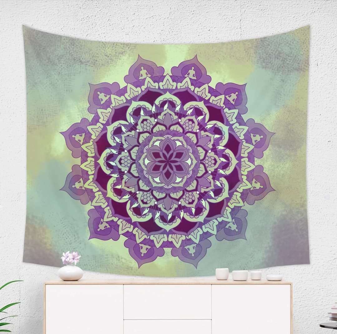 BOHEMIAN TAPESTRY Mandala Tapestry Hippie Tapestry - Etsy