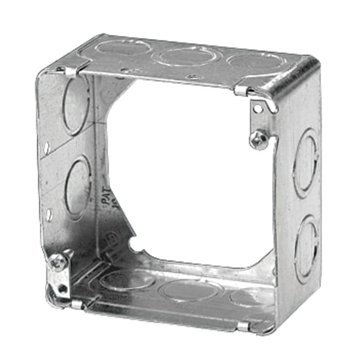 Thomas & Betts | Square Box Concentric Knockouts - Steel - 4'' X 2'' X ...
