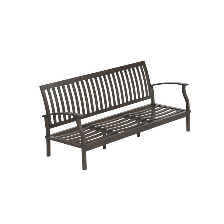 allen + roth Gatewood Cushion Brown Aluminum Sofa | Patio sofa, Outdoor ...