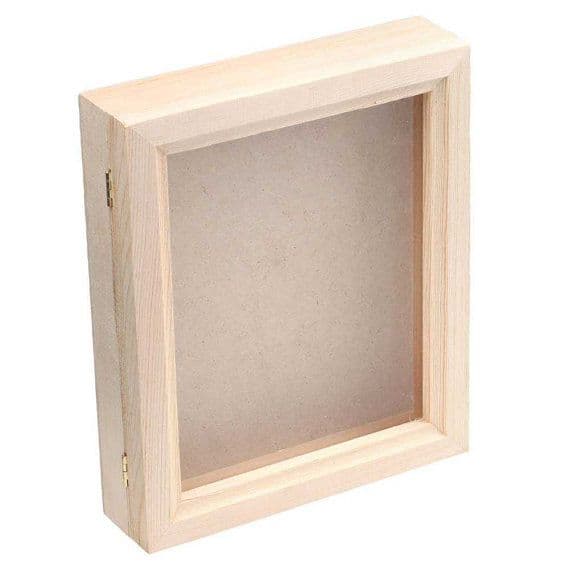Darice Unfinished Wood Shadow Box at Neal Ching blog