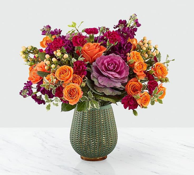 Autumn Harvest ™ Bouquet | Fall flowers, Thanksgiving flowers, Fall ...