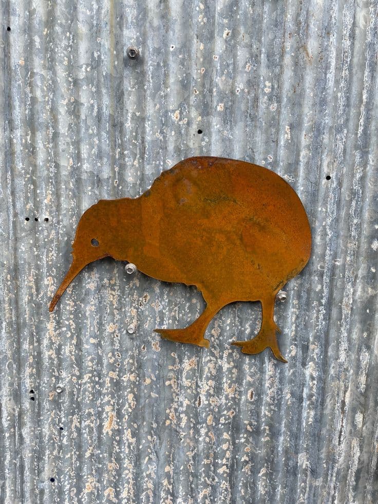Kiwi Bird Metal Wall Art - Garden Art | Metal wall art, Steel wall art ...