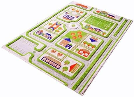IVI 3D Play Rugs, Traffic Green, 39 x 59 inches | Play rug, Toddler mat ...