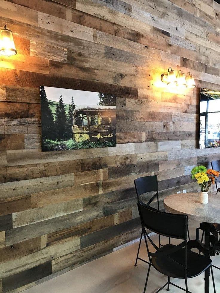24sf Reclaimed Barn Wood 8ft Long Plank Wall Paneling Kits | Wood panel ...