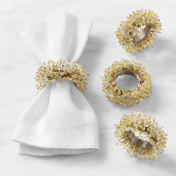Napkin Rings: Gold, Silver, Copper & Christmas | Williams Sonoma Copper ...