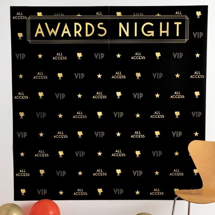 Awards Night Scene Setter Wall Decoration, 60 x 60 Inches, 1 Count ...