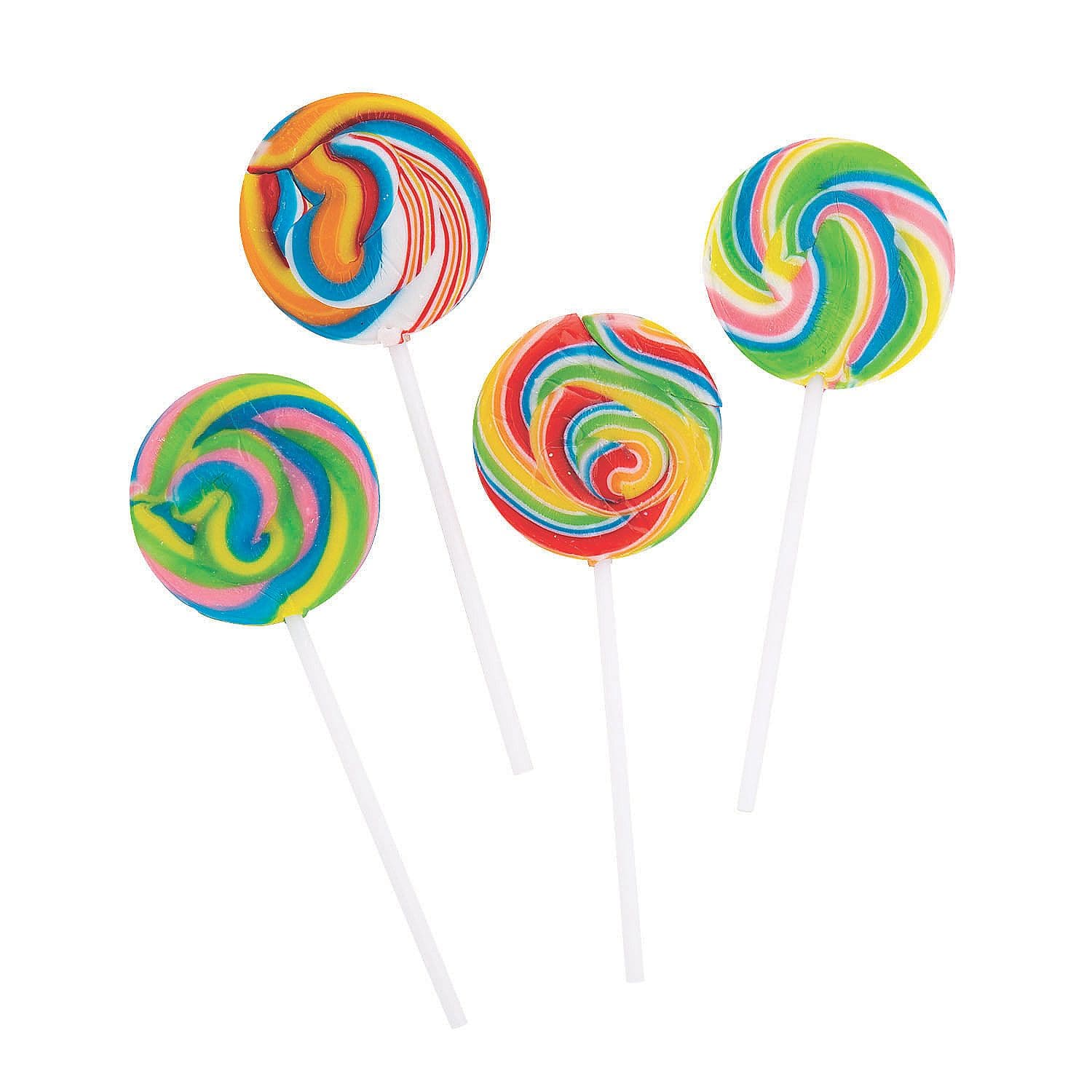 Rainbow Swirl Lollipops | Oriental Trading in 2021 | Swirl lollipops ...