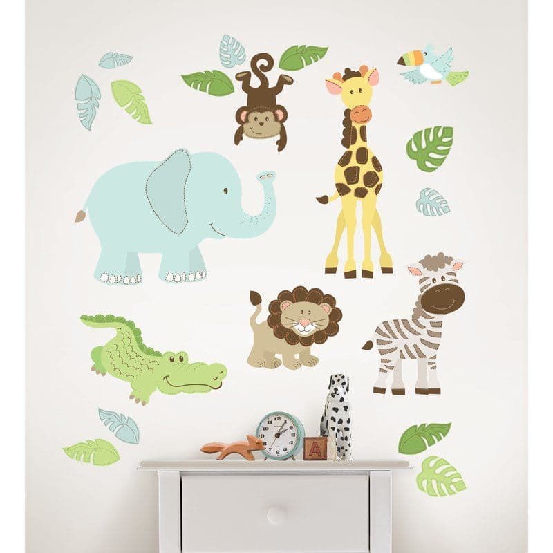 WallPops Safari Buddies Large Wall Decal & Reviews | Wayfair | Nursery ...