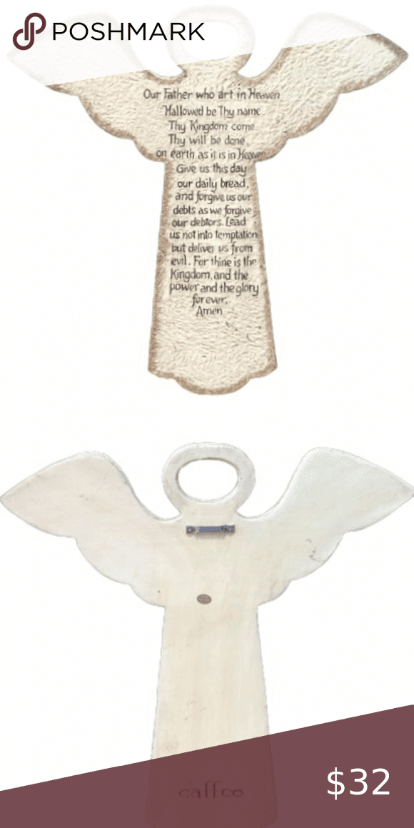 Angel Plaque ~ The Lord's Prayer ~ Wall Decor