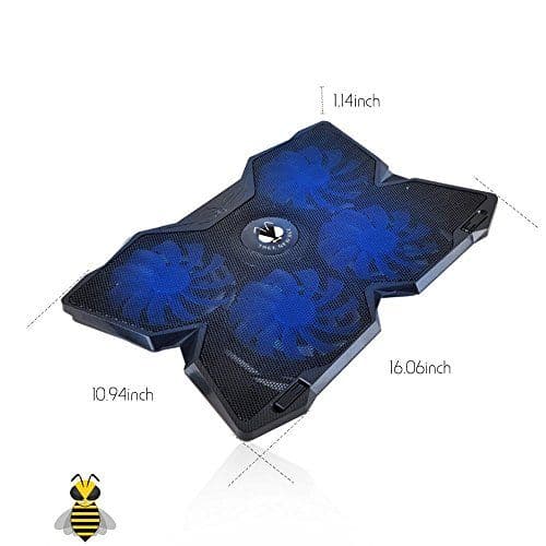 Tree New Bee High Performance Gaming Laptop Cooling Pad for 15.6-17 ...