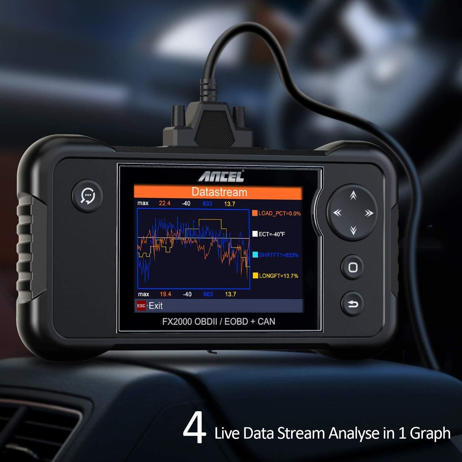 Ancel fx2000 vehicle obd2 scanner – Artofit