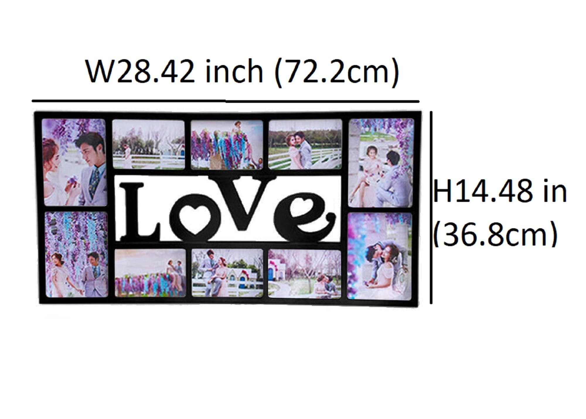 Multi Aperture Photo frame Family Love Friends Collage Picture Wall ...